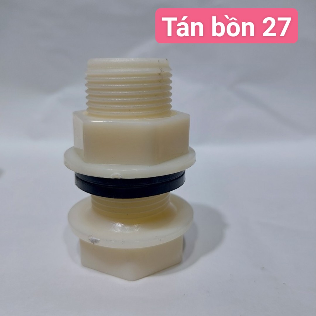 Ốc siết bồn, tán bồn nước các loại từ phi 21,27,34 hàng loại 1 chắc chắn, tán bồn nước bằng nhựa , vặn bồn nước các loại