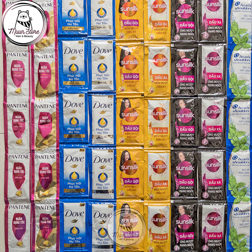 1 Dây Dầu Gội hoặc Dầu Xả Dove, Pantene, Sunsilk, Head&Shoulders