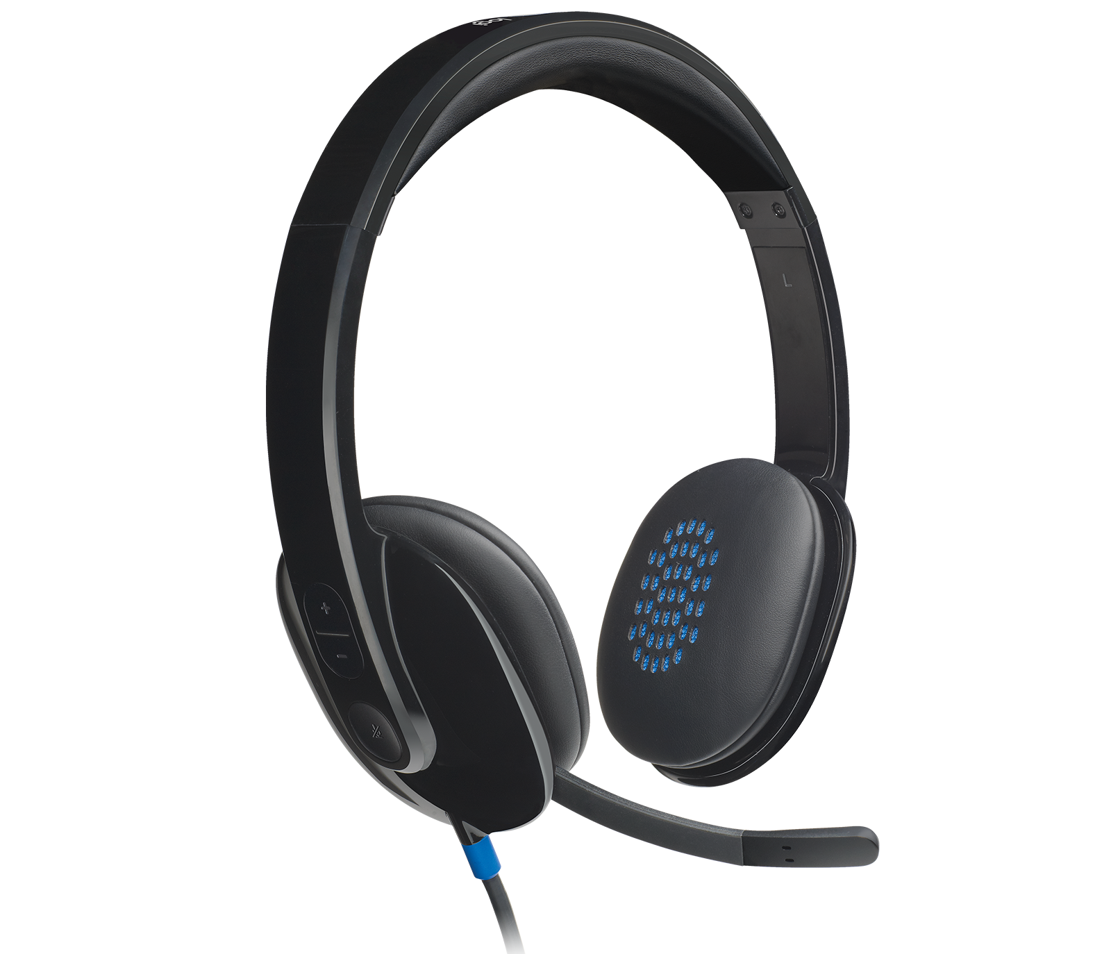 Headset shooting ear Logitech H540 stereo digital high resolution and the button controller on the ear