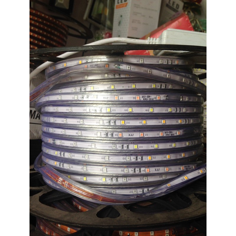 Led dây 2835 nhiều màu đuổi, 48 led ( sét 10m kèm nguồn nháy)