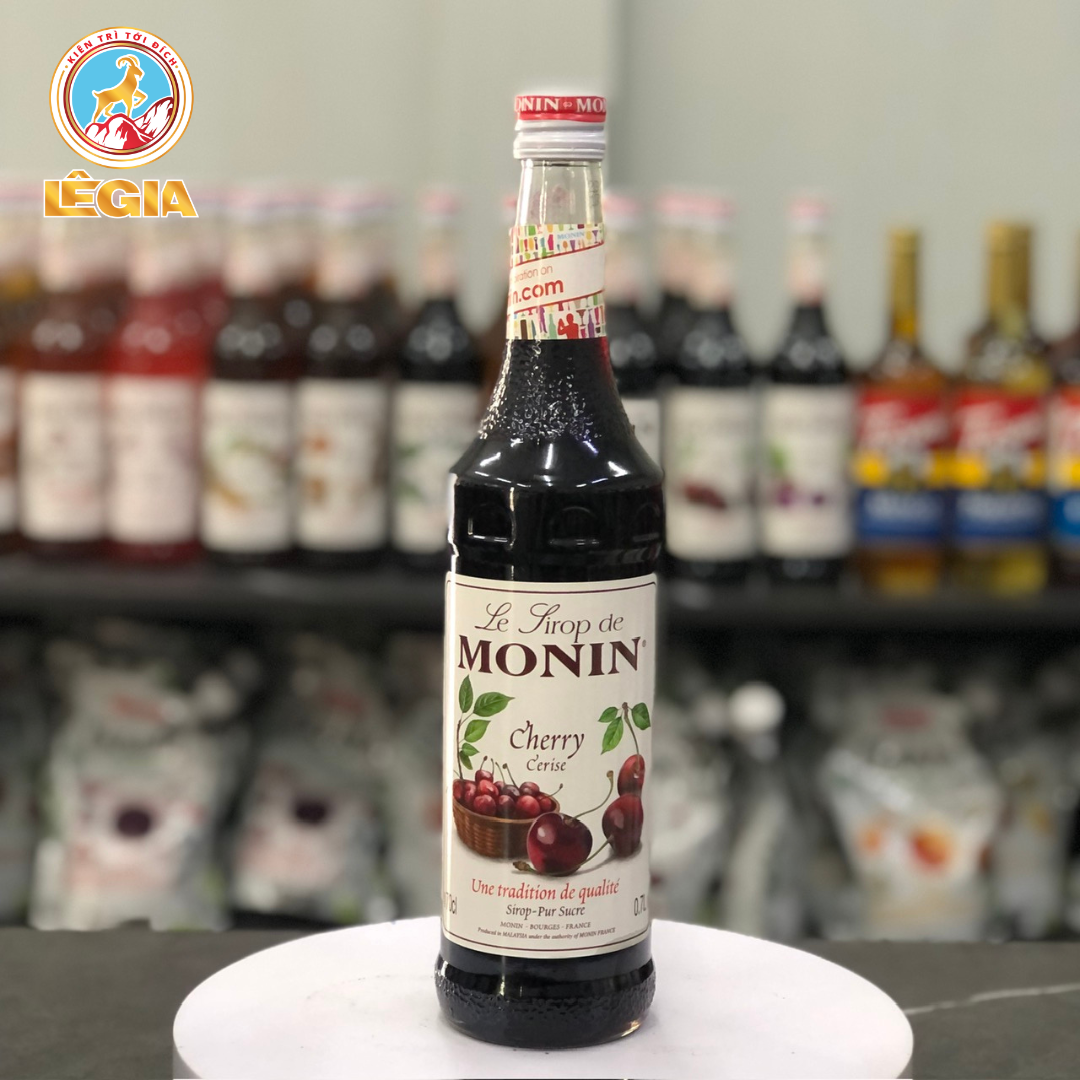 SIRO MONIN ANH ĐÀO 700ML (date 28/11/2024) - MONIN CHERRY SYRUP