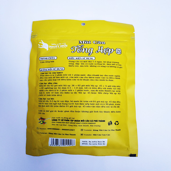 Mồi câu Tổng Hợp - Mồi câu cá Nhất Mồi