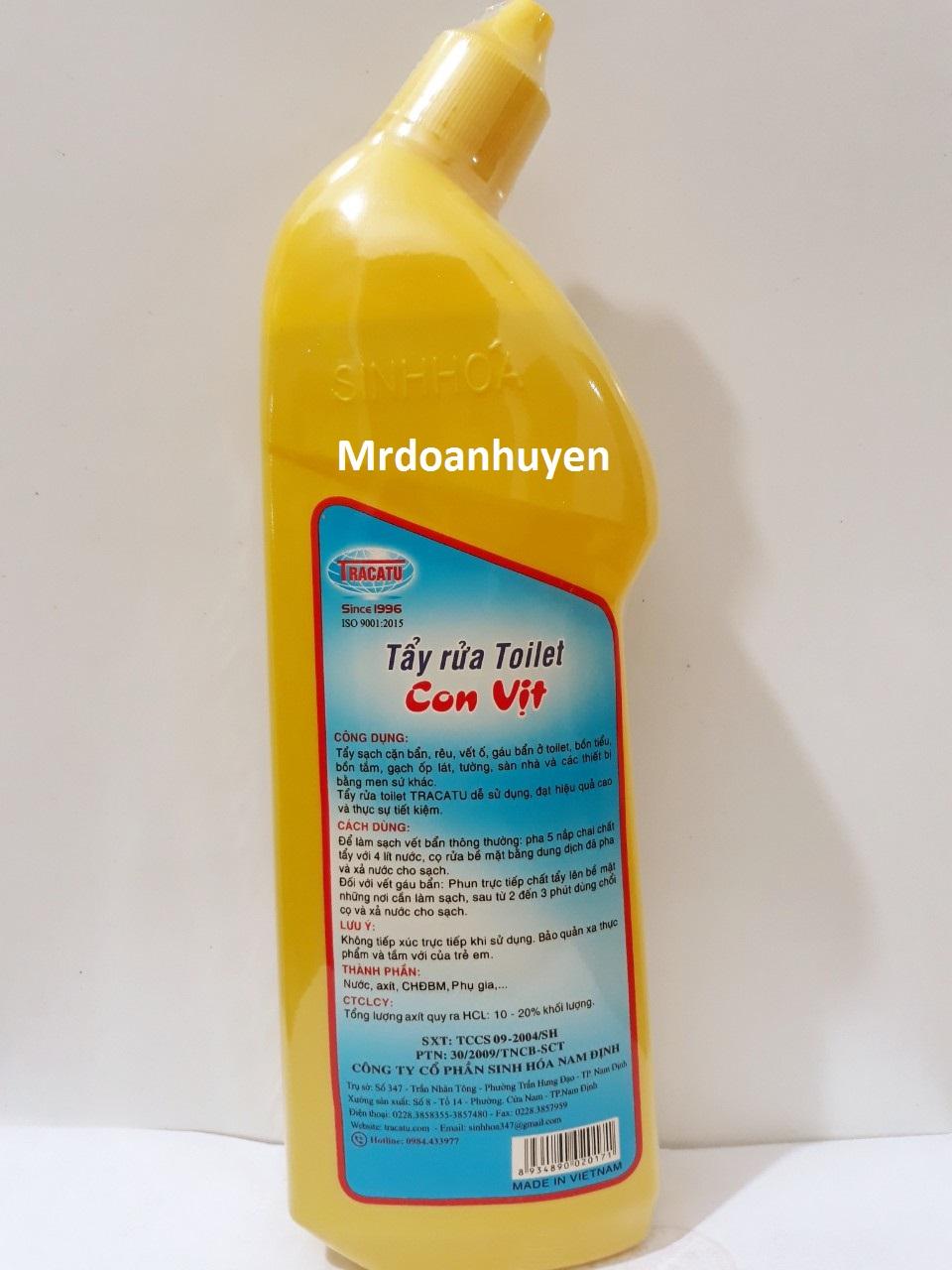 Nước Tẩy Bồn Cầu Con Vịt TRACATU Chai 1000ml