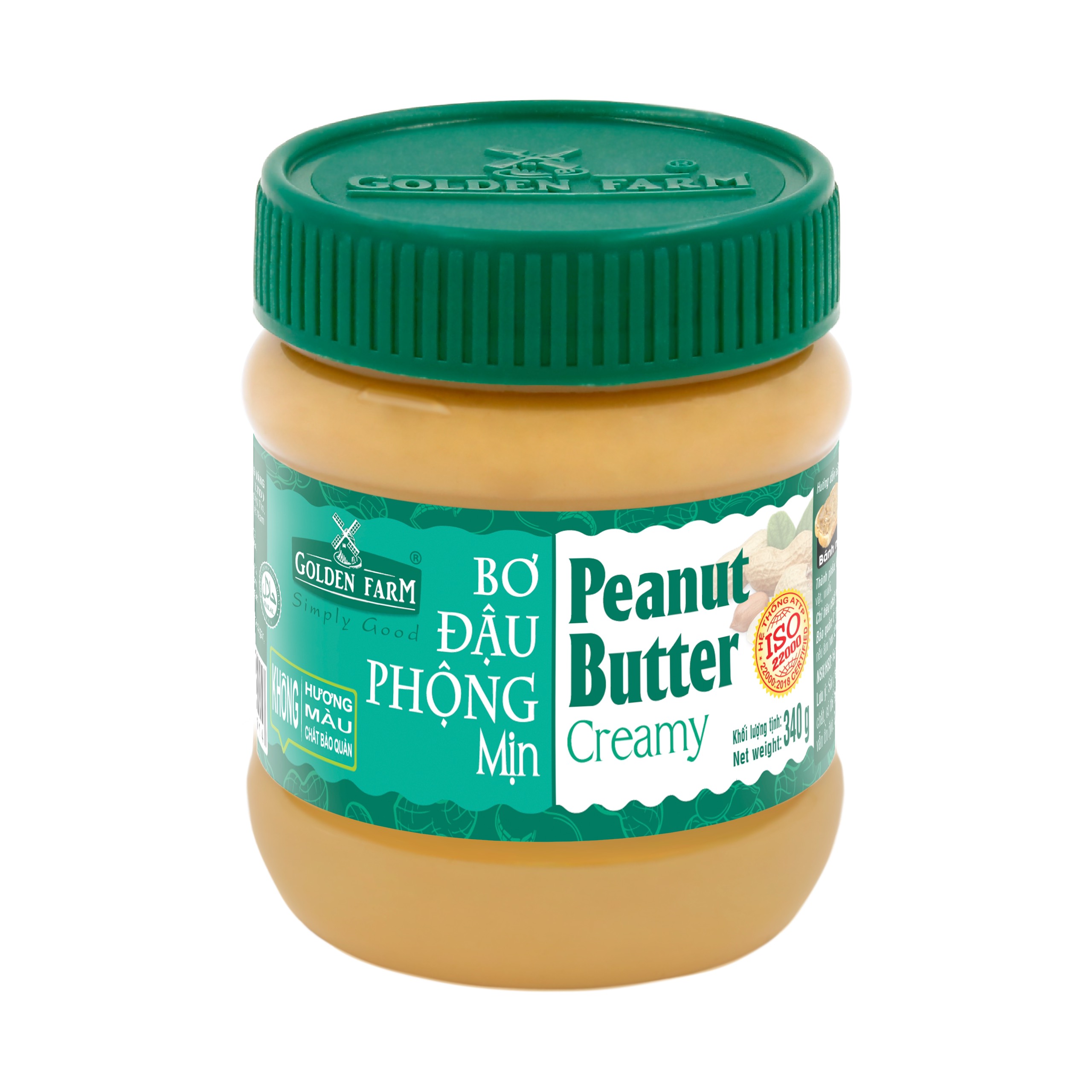 BƠ ĐẬU PHỘNG MỊN GOLDEN FARM 340GR
