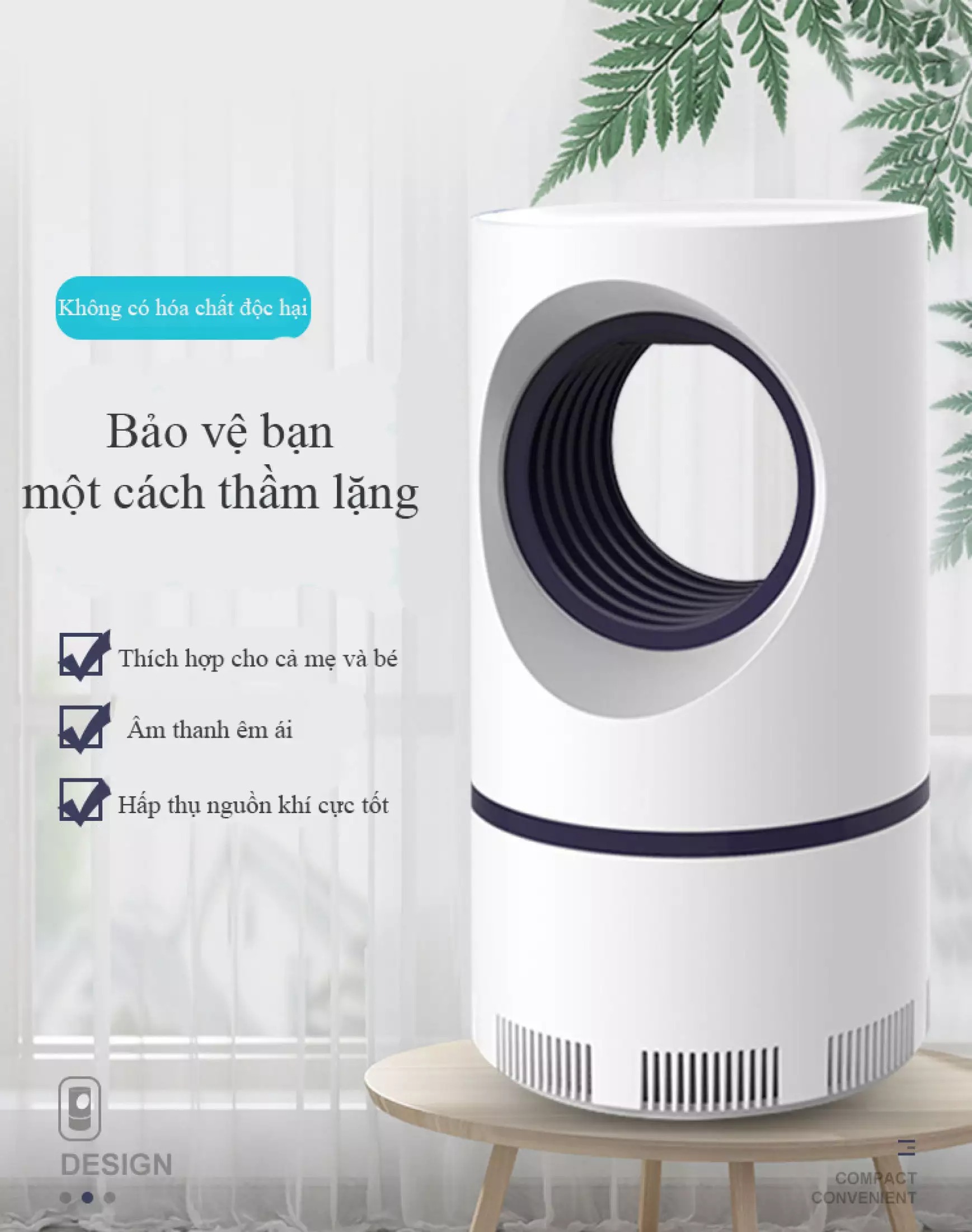 Đèn Bắt Muỗi Và Côn Trùng Thông Minh. Hiệu Quả Bắt Sạch Muỗi Trong Phòng Chỉ Sau 1 Đêm- Sản Phẩm Đã Được Kiểm Chứng - An Toàn Tuyêt Đối Cho Phòng Ngủ Của Bạn - Bảo Hành Toàn Quốc 1 Đổi 1 Mega Big 5.0