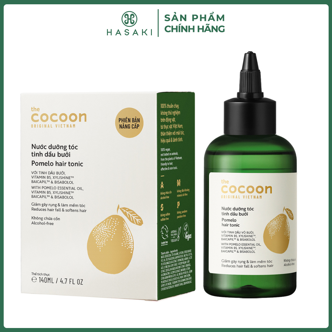 Nước Dưỡng Tóc Cocoon Tinh Dầu Bưởi 140ml, 310ml Hasaki Sản phẩm chính hãng