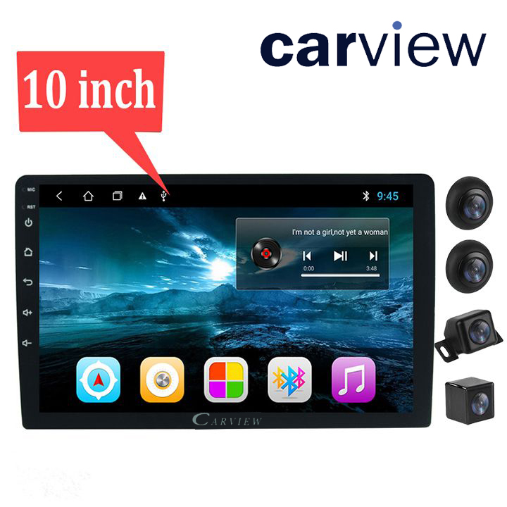 Bộ kết hợp 2 trong 1, màn hình dvd android và camera hành trình 360 độ carview - hàng chính hãng bảo hành 12 tháng