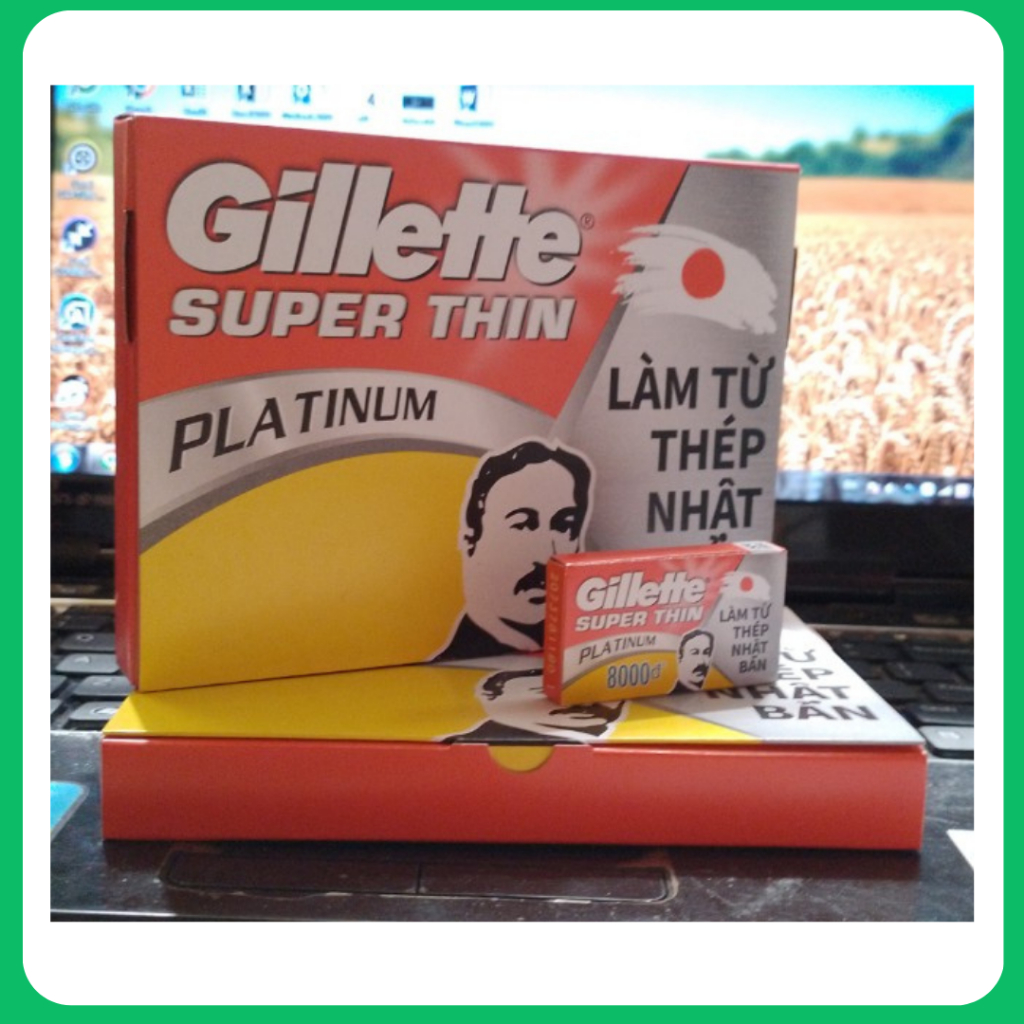 Lưỡi lam Gillette hộp 100 lưỡi hàng Cty