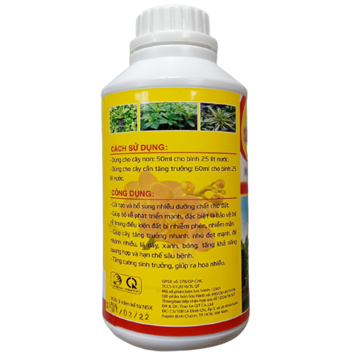 Siêu bung đọt biomax - dưỡng rễ mai vàng max root (combo 2 chai 500ml)
