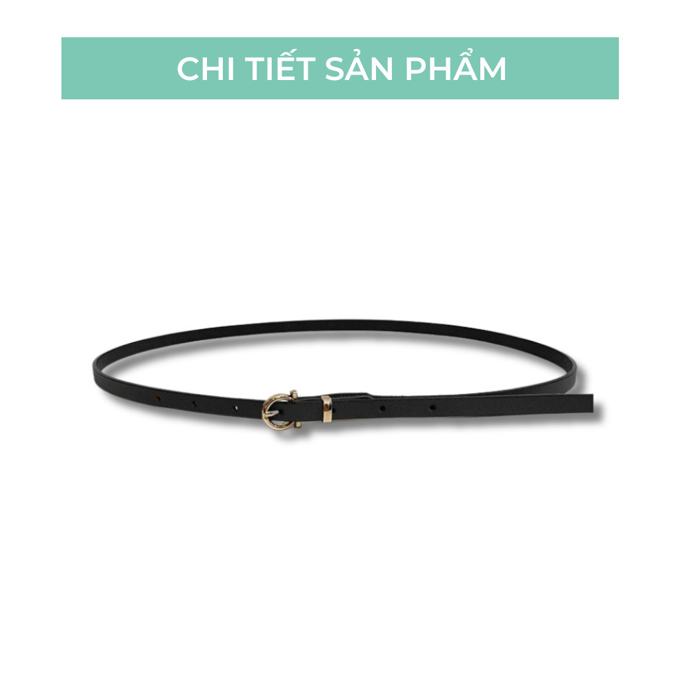 Thắt Lưng Nữ Bản Nhỏ 1cm Thời Trang BEBECHIC