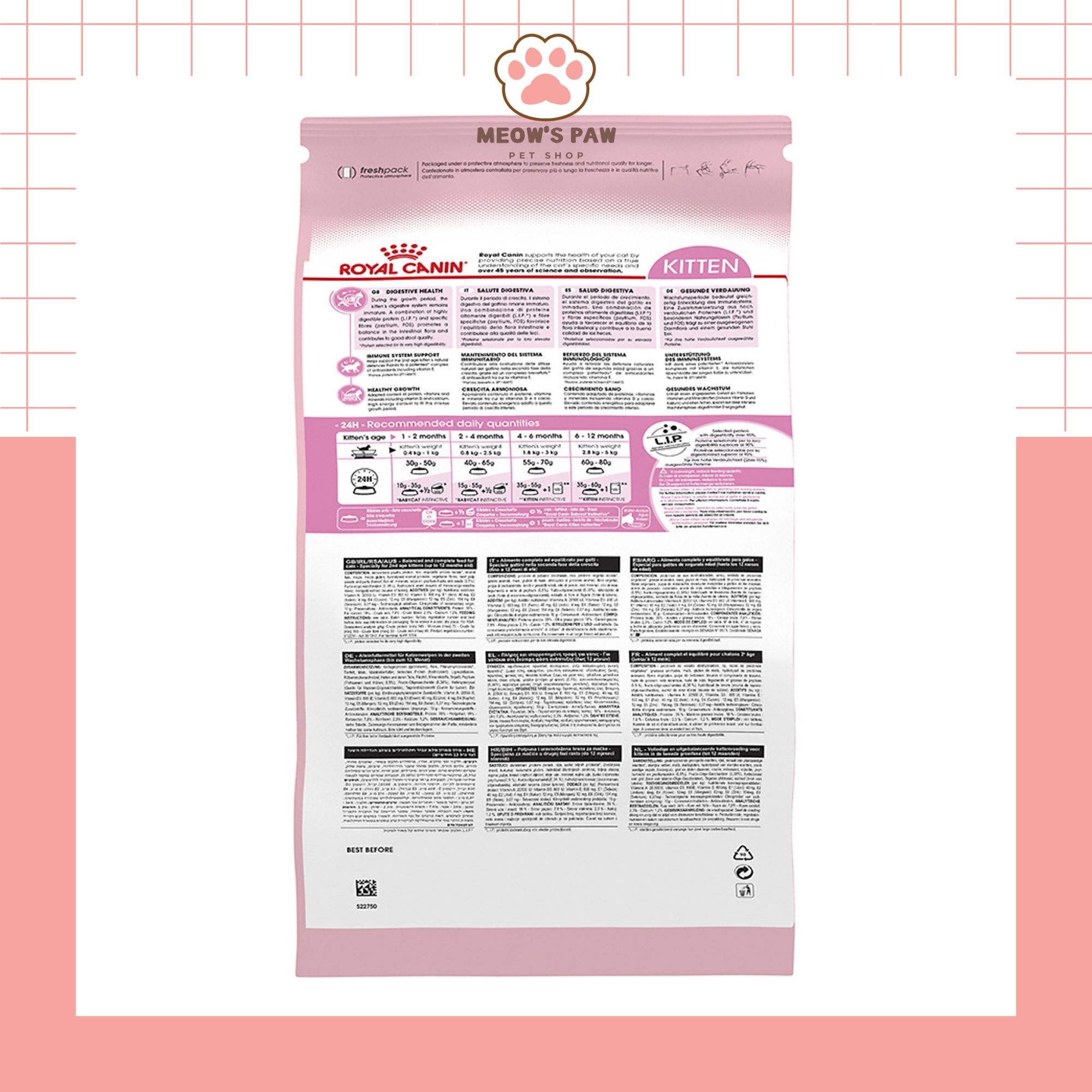 Hạt Cho Mèo Royal Canin Kitten
