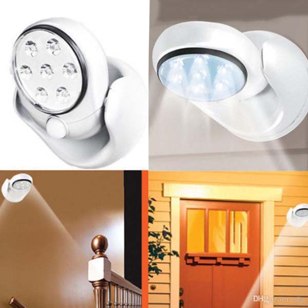 Đèn LED cảm ứng sáng tối light angel(Trắng)