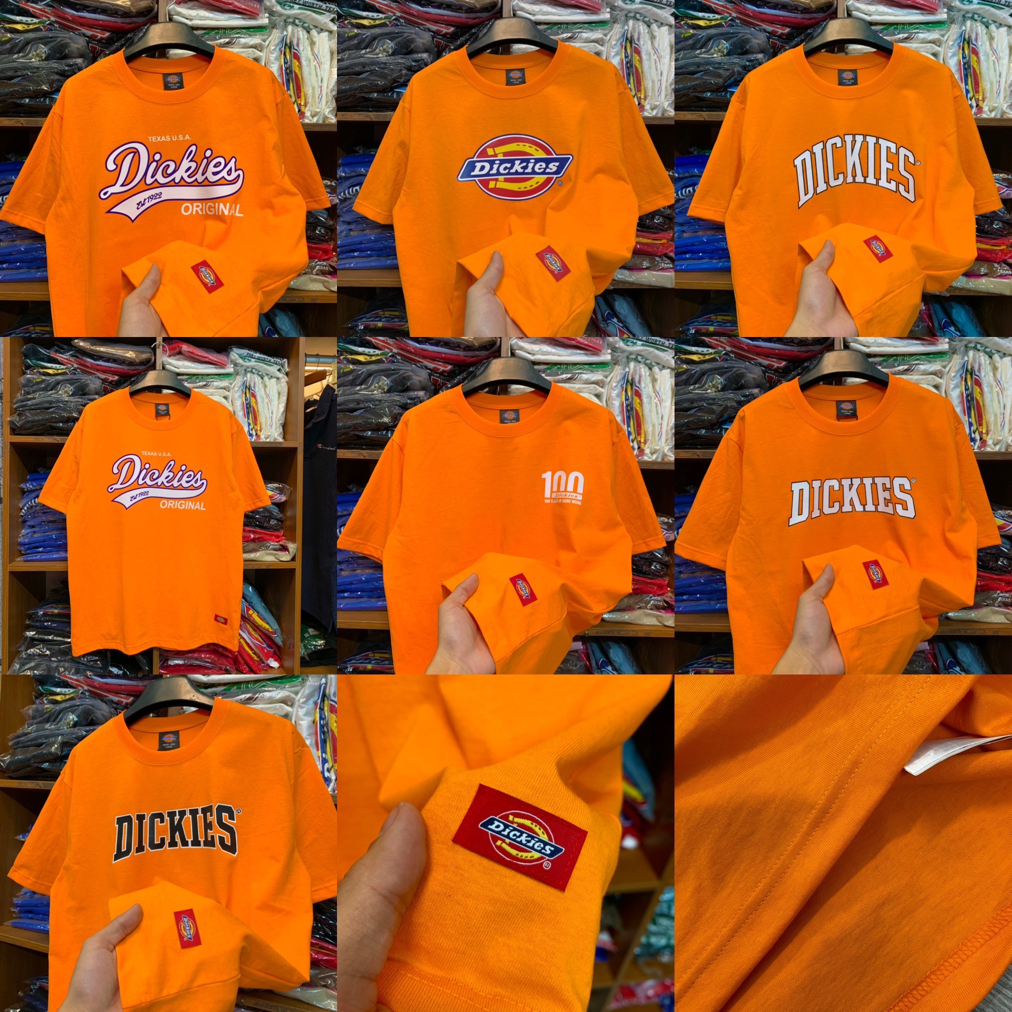 Tshirt Dickies - áo thun nam nữ màu cam