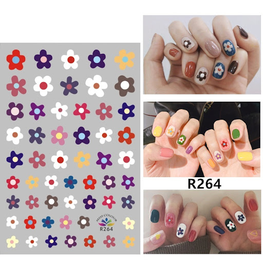 STICKER DÁN MÓNG HOẠT HÌNH DỄ THƯƠNG, KHÔNG ĐỘC HẠI (30 HÌNH)