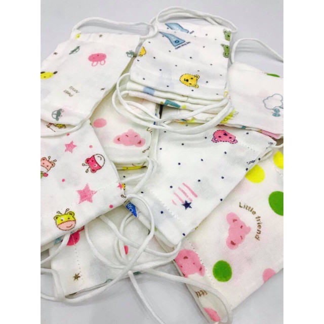 Set 5 Khẩu trang xô xuất Nhật cho bé