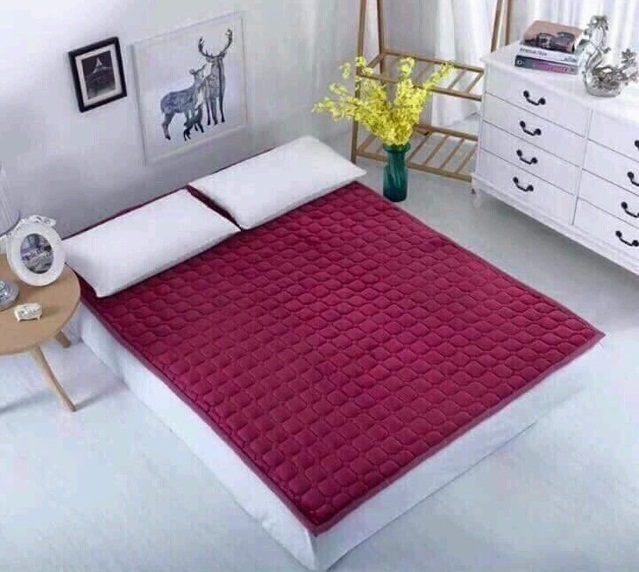 (FreeShip MAX) Thảm Nhung Trải Giường Màu Đông 1m2x1m9