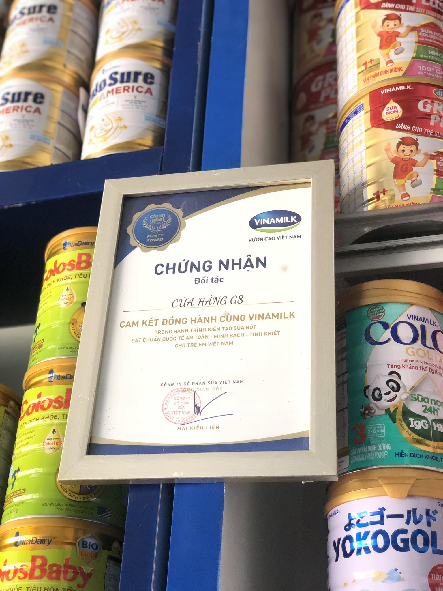 Sữa bột Vinamilk Optimum Gold 2 lon 800g
