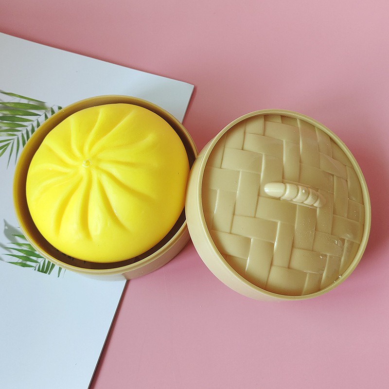 bánh bao màn thầu mianbao squishy hot tiktok douyin cực đáng yêu xả stress