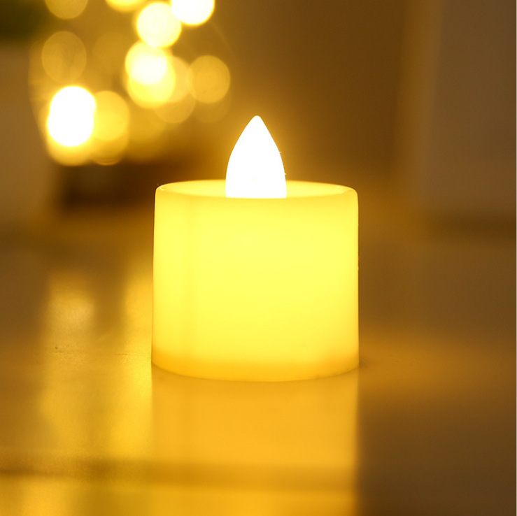 Nến điện tử kèm sẵn pin Huydecor , Nến điện tử mini,Nến tealight-nến sinh nhật GA625