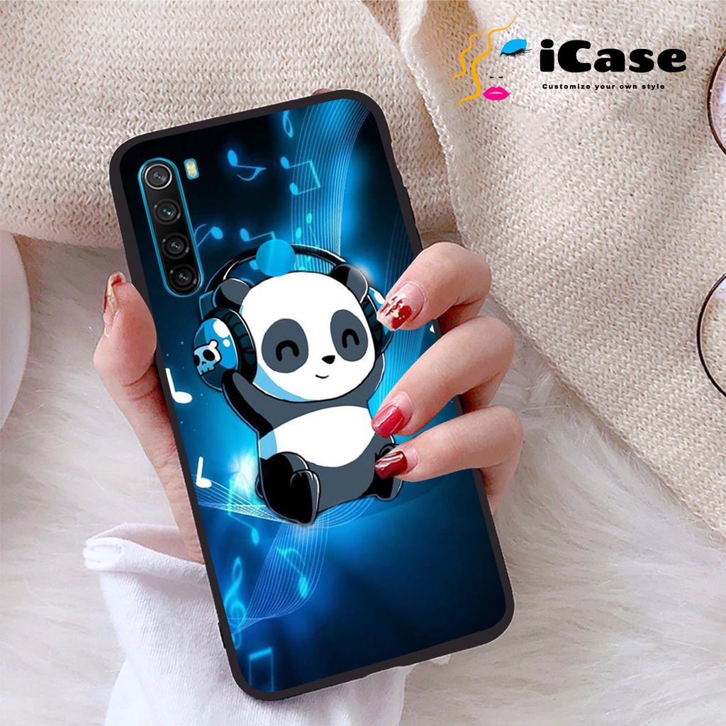 Ốp lưng Xiaomi Redmi Note 8 viền dẻo TPU BST Panda
