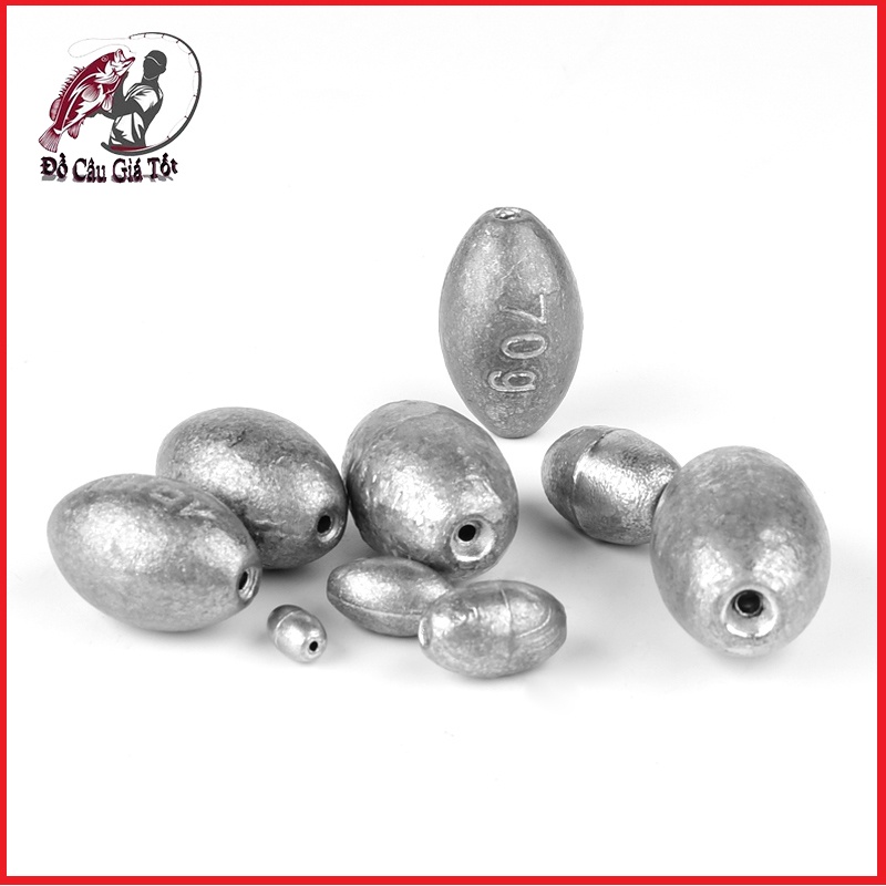 [Chất Lượng] Chì Câu Cá, Chì Tròn Xuyên Tâm Chất Lượng