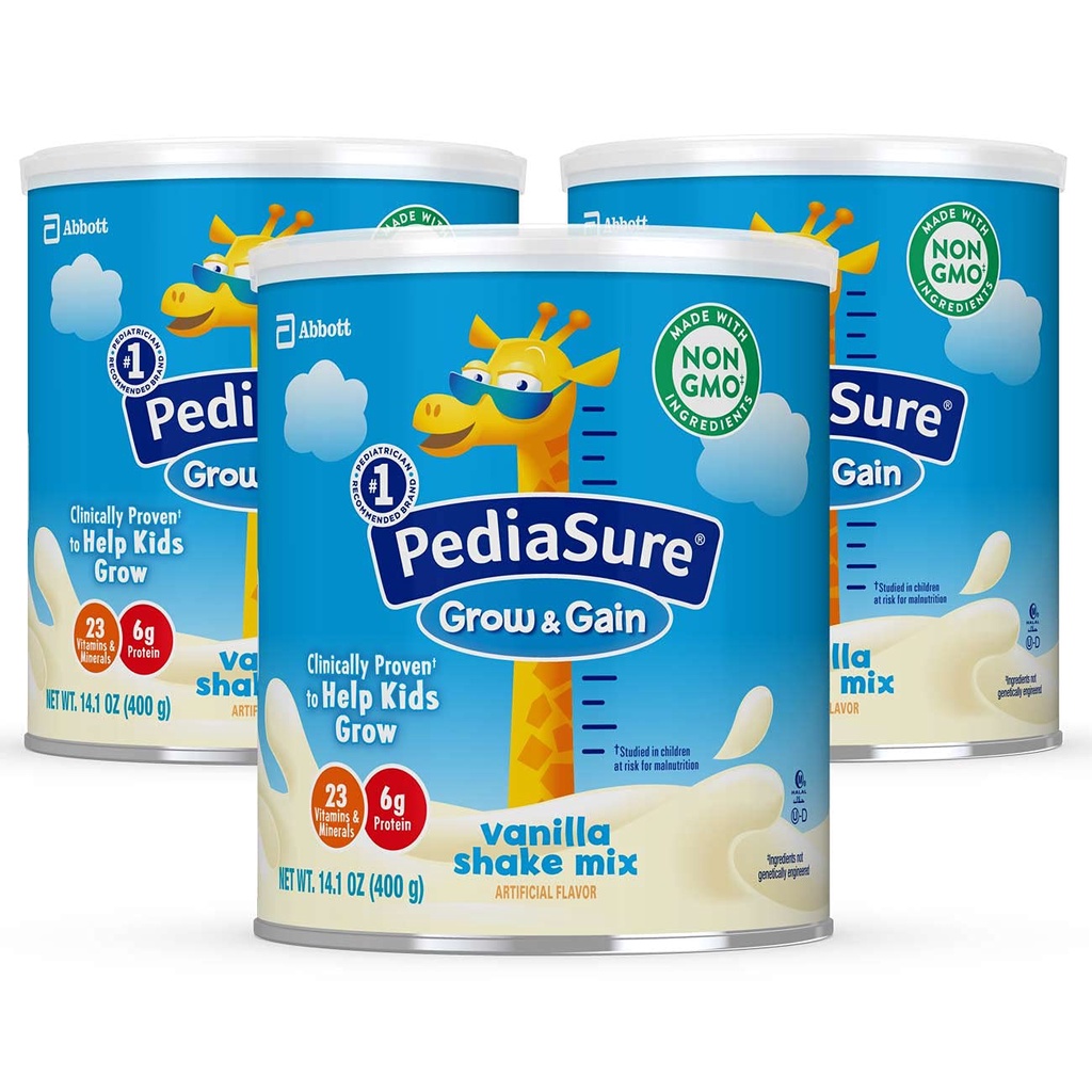 pediasure vanilla grow&gain 400g