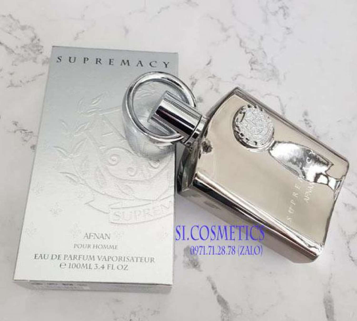 (Chính hãng) Nước hoa nam Afnan Supremacy Silver EDP 100ml