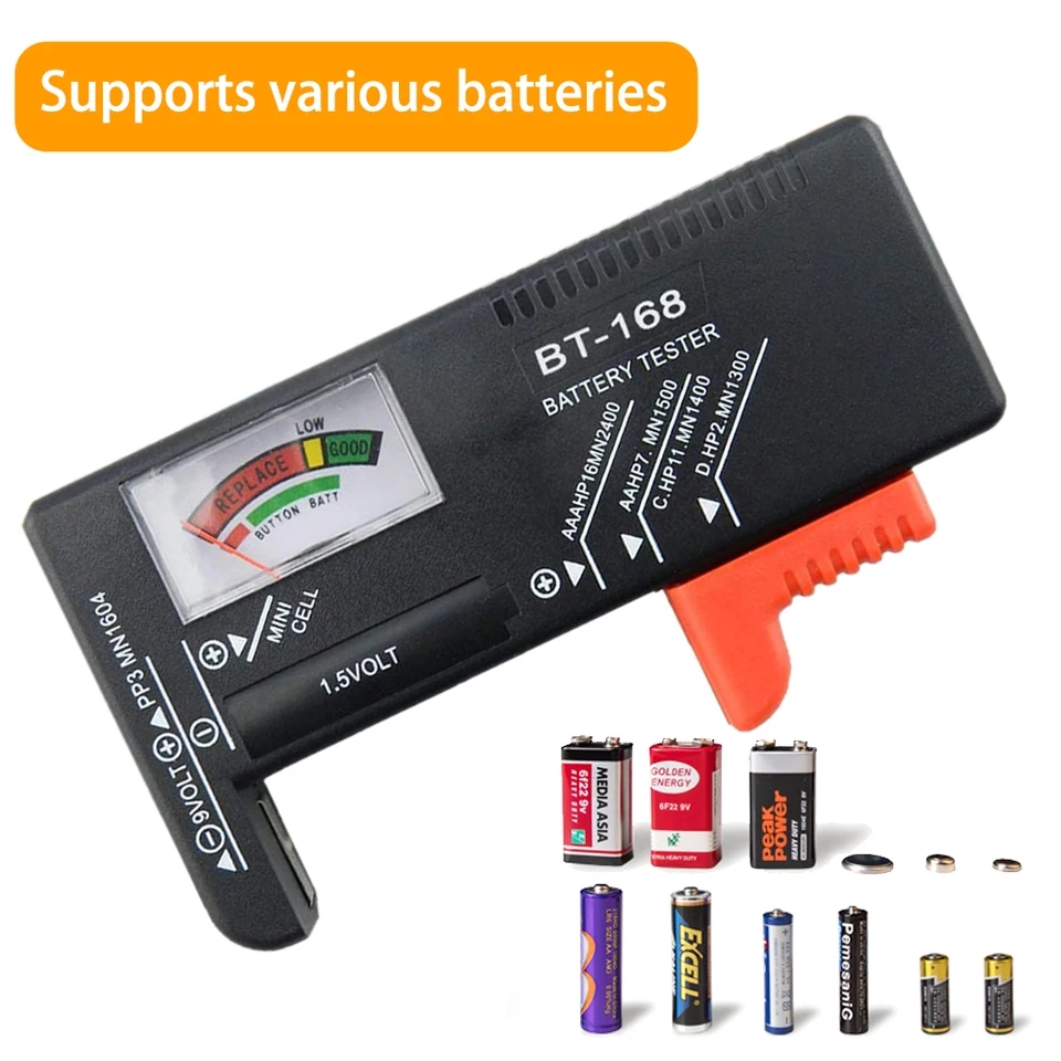 [HCM]dụng cụ kiểm tra tình trạng pin AA  AAA và 9v