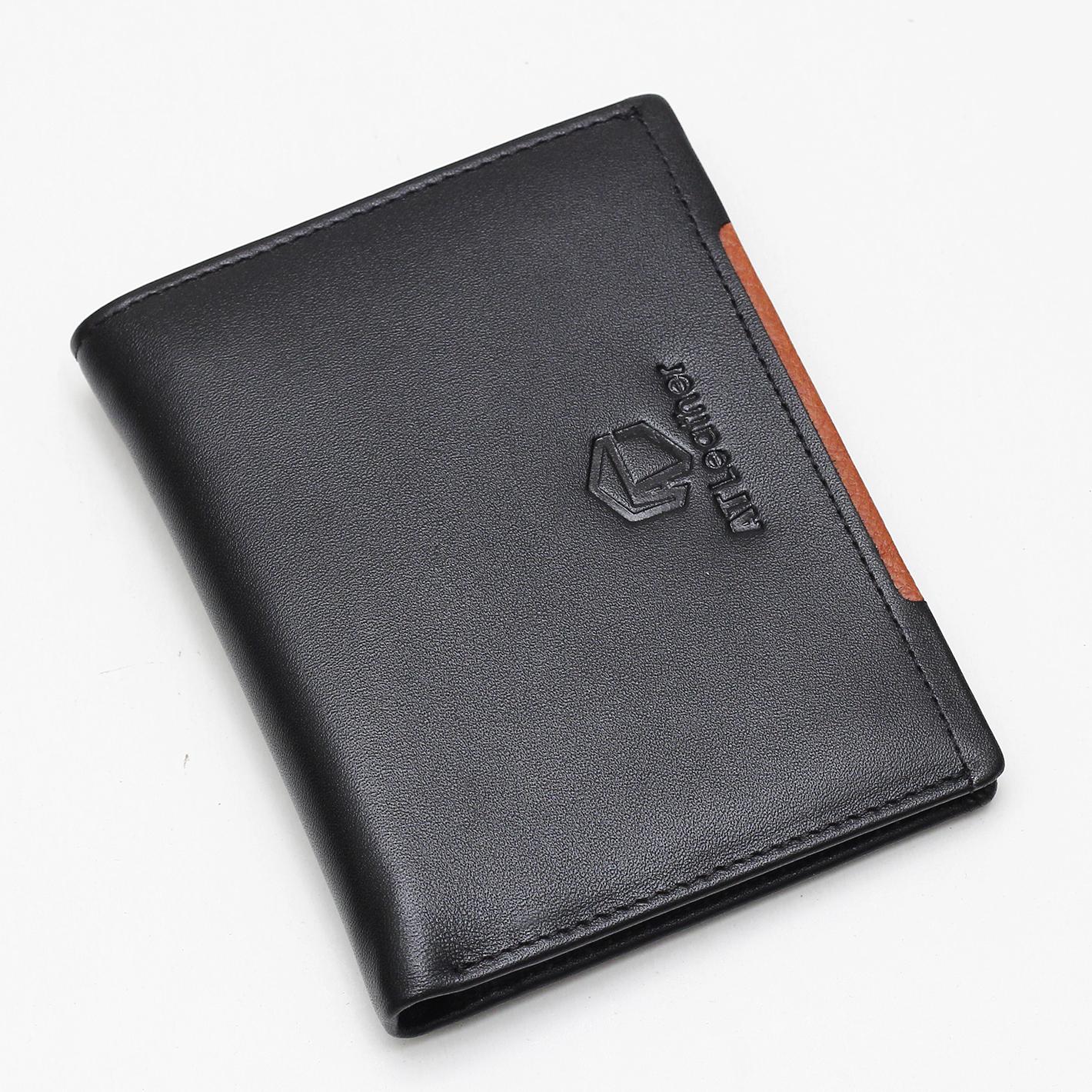 Ví đứng nam da bò AT Leather 040