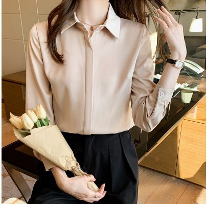 ÁO SƠ MI NỮ TRẮNG TRƠN CHO MỌI LỨA TUỔI PONIVA