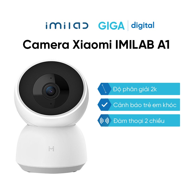 Camera giám sát 360 độ Xiaomi IMILAB A1 2K bản quốc tế Camera chống trộm