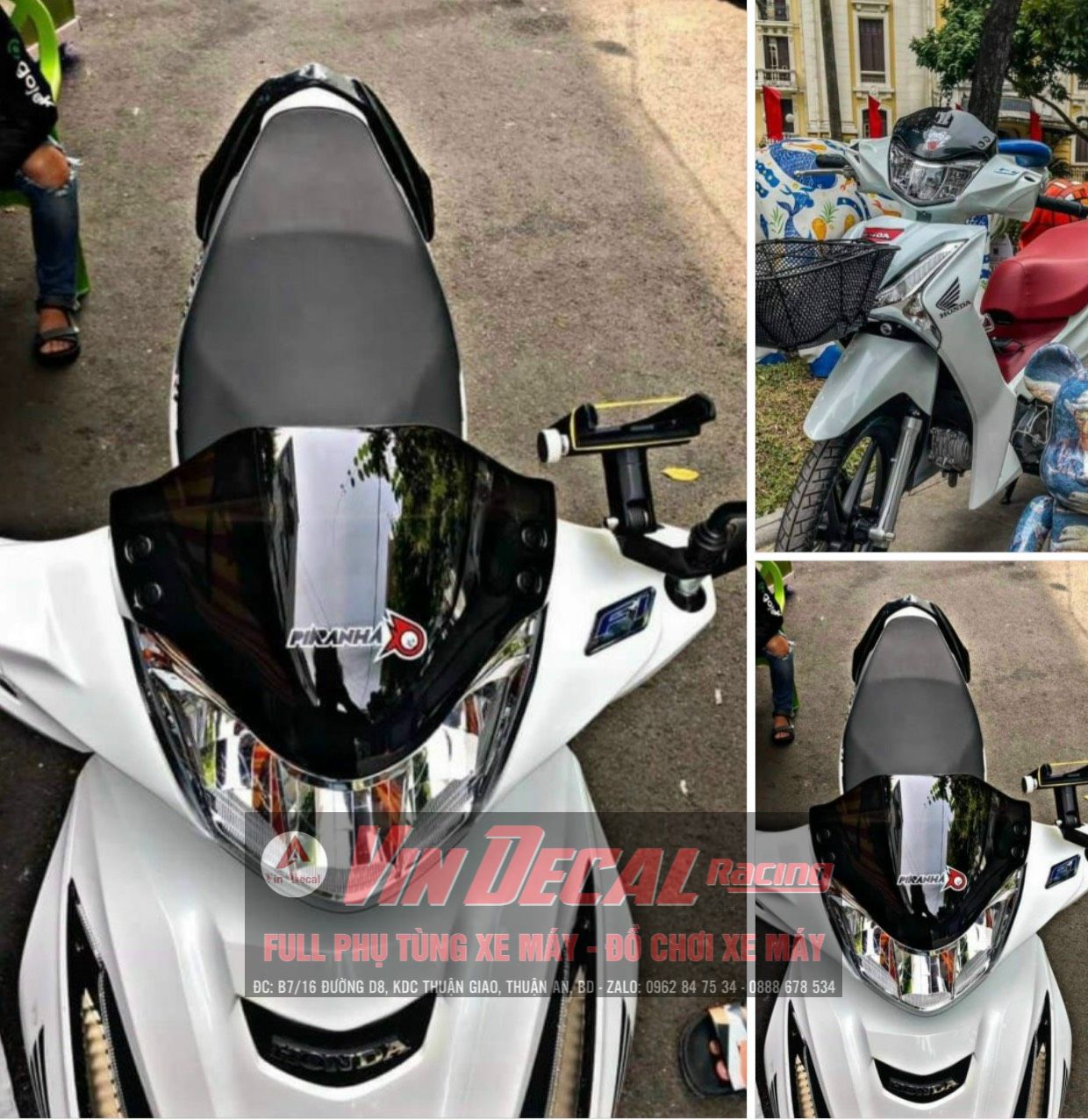 (Loại 1) Ốp đầu FUTURE 125 chắn gió FUTURE 125 mão FUTURE 125 Lắp như zin