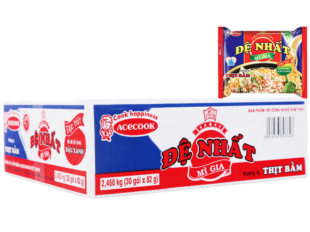 [HCM][Lốc 15 gói] mì Đệ Nhất thịt bằm 82g