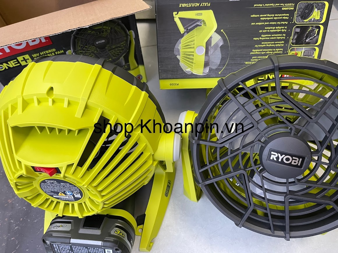 QUẠT RYOBI NEW 18V
