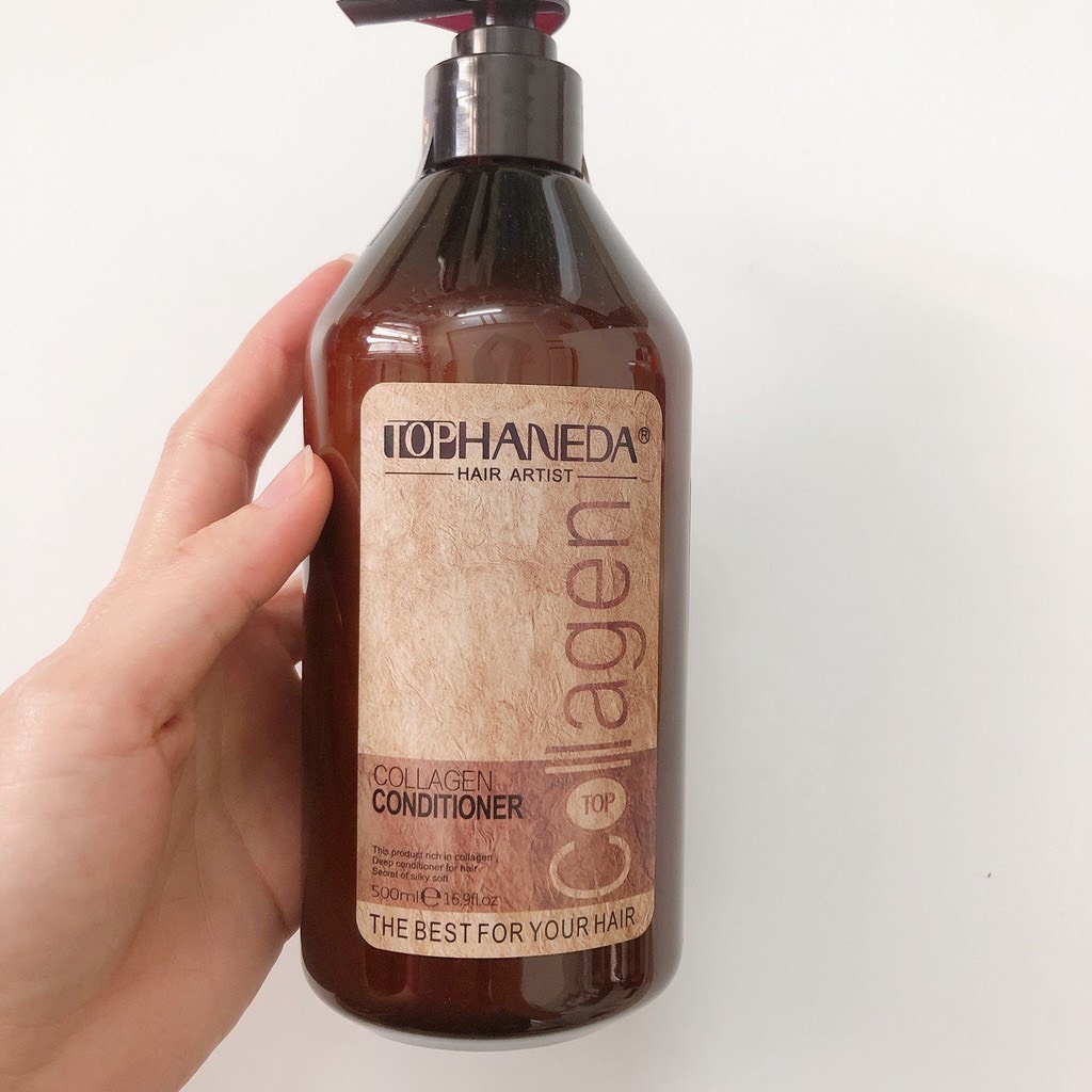 [HCM]Cặp Gội Xả Phục Hồi Tóc Haneda Collagen 500mlx2