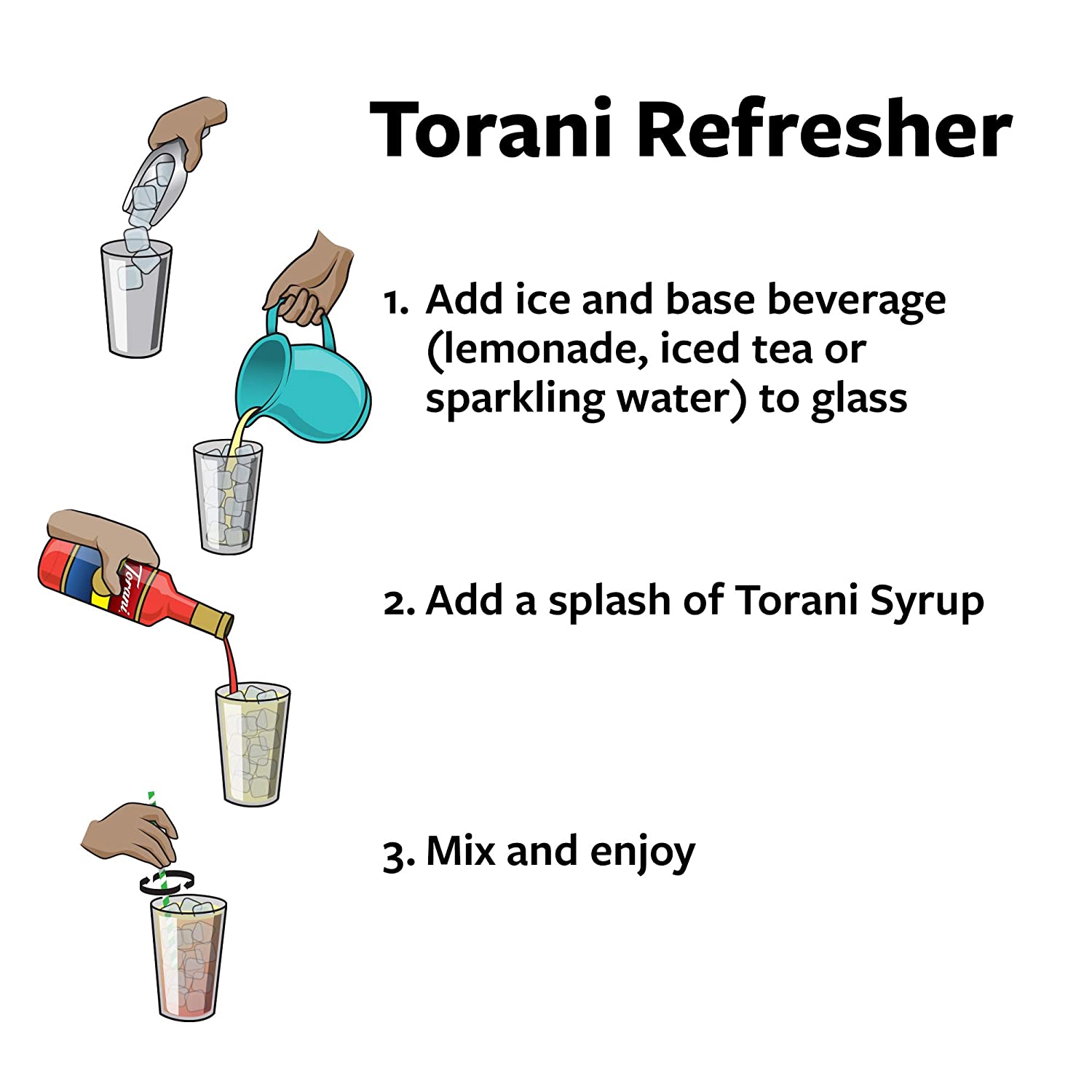 Torani Classic Siro Pha Chế Vị Phúc Bồn Tử Raspberry Syrup 150ml Mỹ