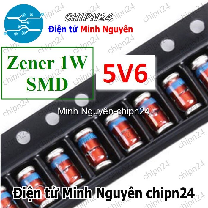 [10 con] (G33) Diode Zener Dán 1W (2V 2V4 3V 3V3 3V6 3V9 4V3 4V7 5V1 5V6 6V2 6V8 7V5 8V2 9V1) - [Chọn Loại] - HHH.00468