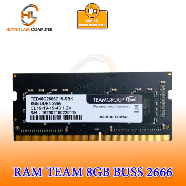 Bảng giá Ram Laptop 8GB Team Elite DDR4 Buss 2666  Chính hãng Networkhub phân phối Phong Vũ