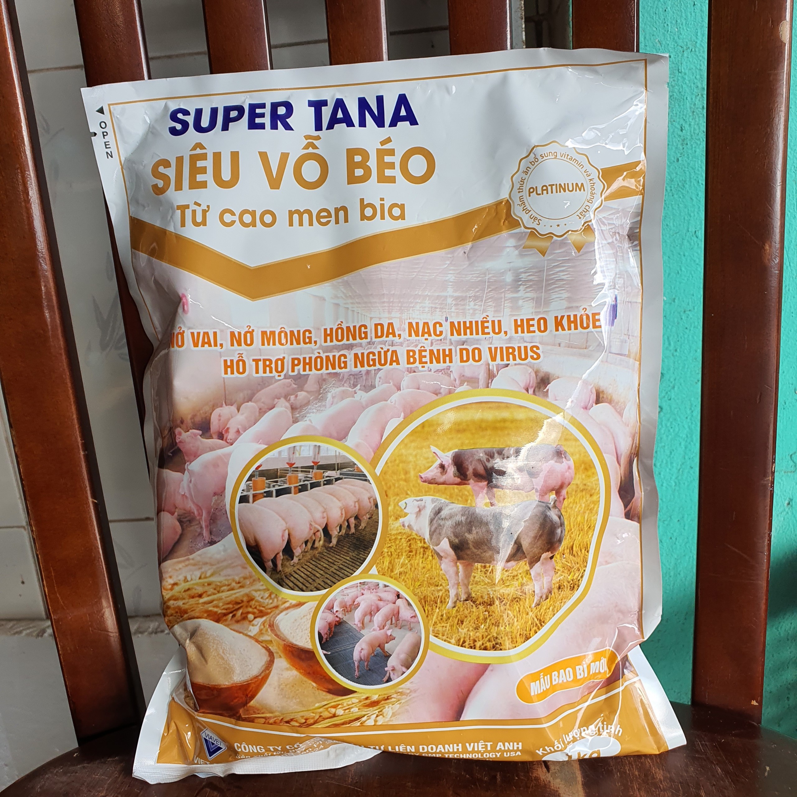 VỖ BÉO CHO HEO SUPER TANA 1kg