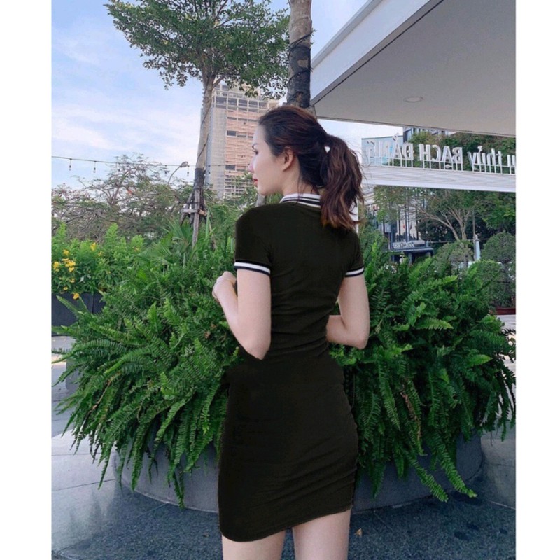 ĐẦM BODY CỔ SƠ MI - VÁY BODY - ĐẦM NỮ SIÊU ĐẸP