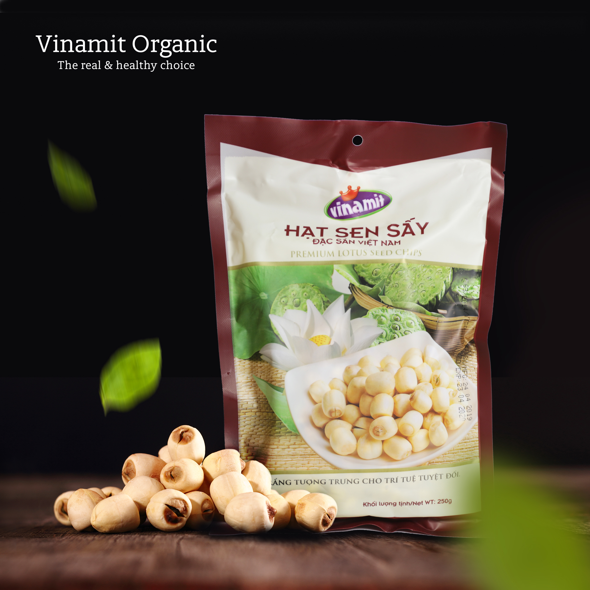Hạt Sen sấy 250g Vinamit giòn ngon