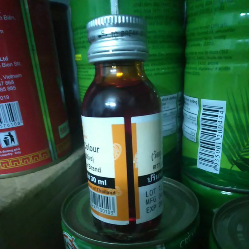 màu nước thực phẩm thái lan BEST ODOUR đủ màu ( chai 30ml)