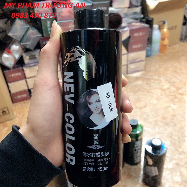 Thuốc nhuộm phủ bóng 5D màu đen 450ml