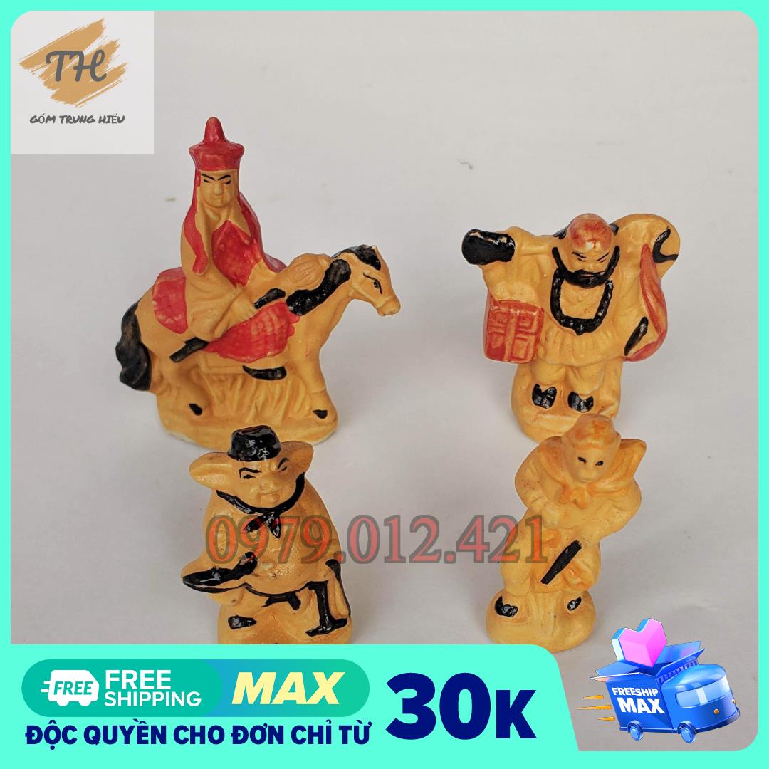 Bộ tượng 4 thầy trò đường tăng cỡ nhỏ