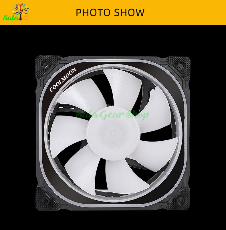 [HCM]Quạt Tản Nhiệt RGB Coolmoon U1