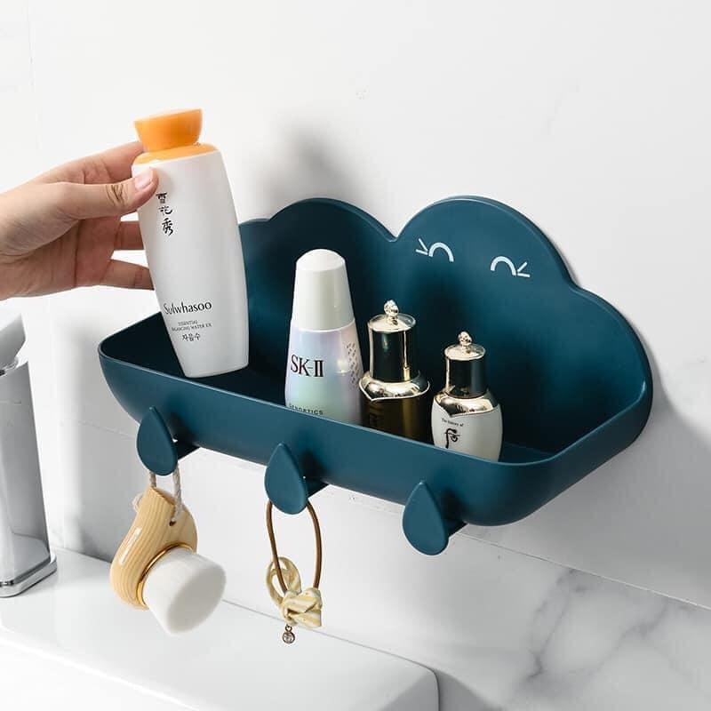 Kệ dán tường nhà tắm hình đám mây