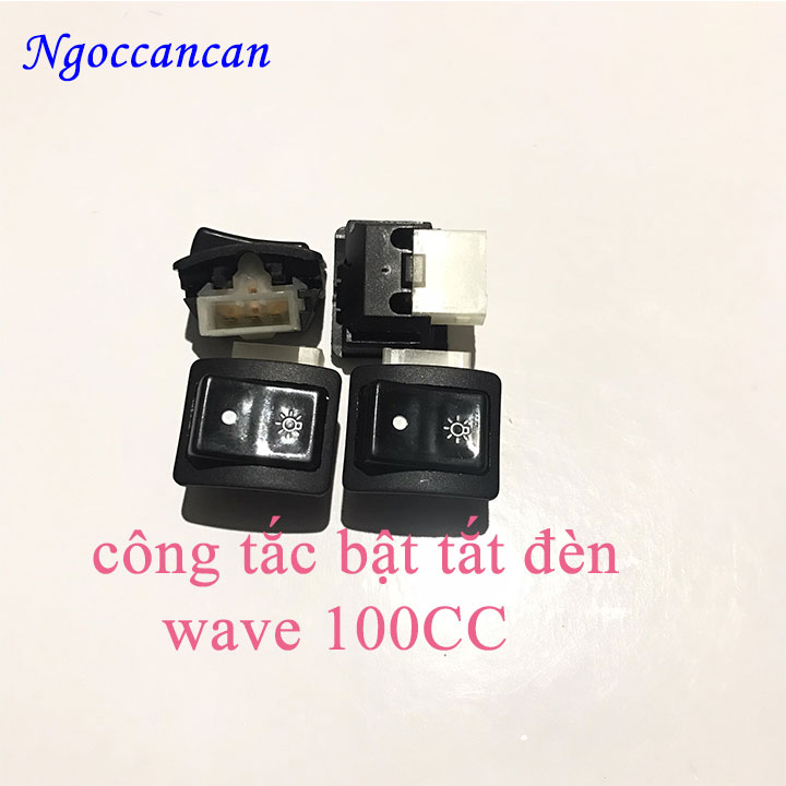Công Tắc Bật Tắt Đèn Xe Wave A cá RS 100cc