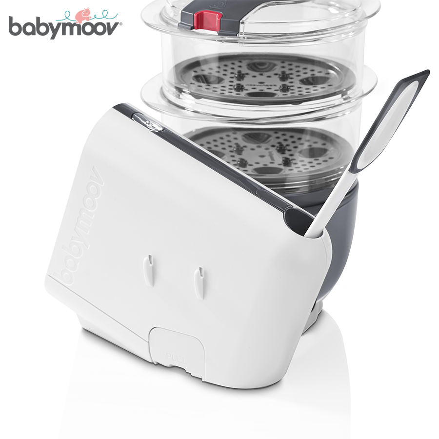 MÁY XAY HẤP ĐA NĂNG NUTRIBABY 5IN1 PLUS BABYMOOV (GHI)