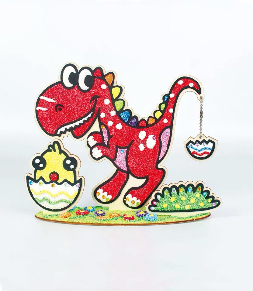 [Hoàn Tiền 10%]Tranh tô màu bọt xốp Slime Gỗ bẻ