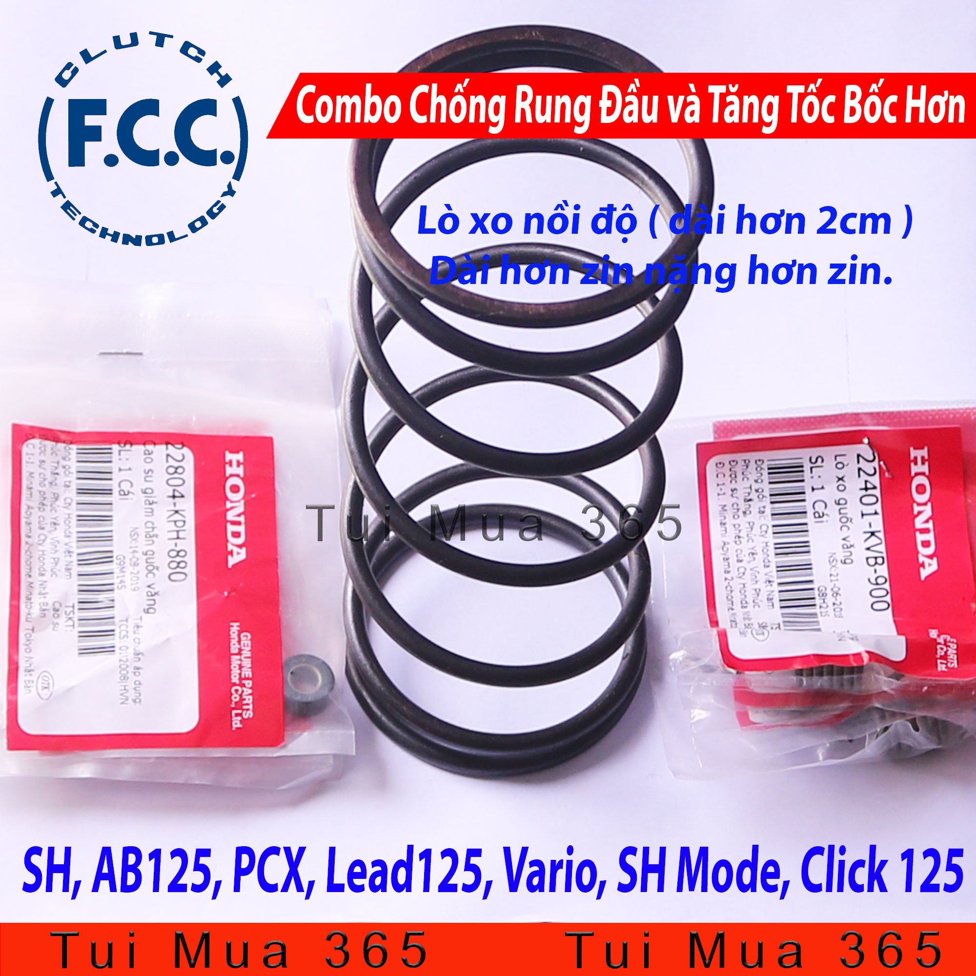 [HCM]Combo lò xo nồi độ cho Vision - Tăng tốc bốc và mạnh hơn
